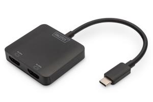 USB-C - 2x HDMI MST Video Hub DP 1.4. HDMI 2.0. 4K/60Hz