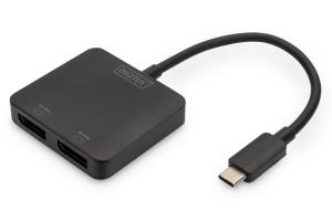 USB-C - 2x DP MST Video Hub DP 1.4. 4K/60Hz