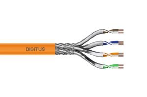 installation cable - CAT 7 - S/FTP - AWG 23/1 simplex - 500m - yellow