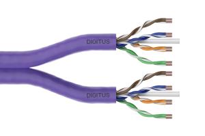 Installation Cable - CAT6 - U/UTP - duplex - 500m - Purple