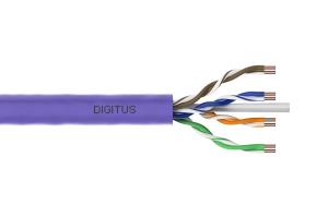 installation cable - CAT6 - U/UTP - 100m - Purple