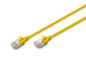 Slim Patch cable - CAT6A - F-FTP - 5m - Yellow
