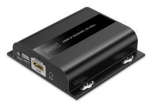 HDMI Receiver - DS-55351, 4K/60Hz 120/200 m, One-to-Many, CAT, Black