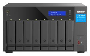 NAS - TVS-H874T-I9-64G - 8-bay QuTS hero i9 16-core (8 Performance cores + 8 Efficient cores) /24-thread 64GB SO-DIMM DDR