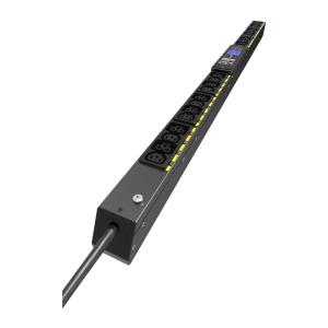 Metered Input G4 Rack PDU, 0U, 22.5U, C20 input, 3m cord, 1ph, 3.7kW, 16A, 200-240V, 24 outlets (12)C13, (12)C39