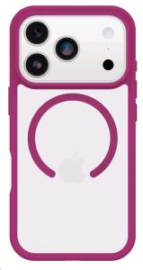 iPhone 17 Pro Case - React Series - Rose Crystal (Pink/Clear)