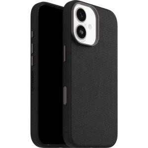 iPhone 17 Pro Max Case - Symmetry Series Cactus Leather for MagSafe - Noir Ash (Black)