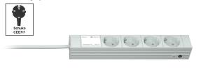 Di-strip D Compact 4sockets .
