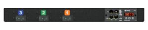 Geist Rack PDU, Monitored (Unit Level), EC, 1U, UPDU Rating 3ph|16A|230/415V, combi outputs (12)C13 or C19
