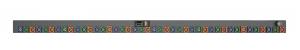 Geist Rack PDU Monitored Unit Level EC, 16A, 230/400V WYE, 11kW, Vertical, (36) Locking IEC C13, (6) Locking IEC C19, 3m power cord with 3P+N+E (IP44)