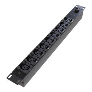 PowerGo Rack PDU Basic 1U 10A 220V C143m C139 black