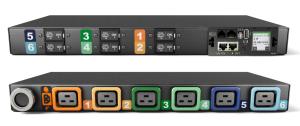 Vertiv Geist Rack PDU Monitored (Unit Level) EC 0U input IEC 60309 230/400V 3x32A RCM combi ou
