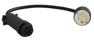Vertiv Geist Rack PDU Facility Side Cable 208V DELTA 30A 8.6kW 3m power cord with NEMA L15-30P