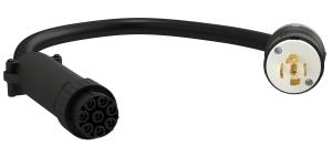 Vertiv Geist Rack PDU Facility Side Cable 230/400V 20A 11.0kW 3m power cord with NEMA L22-20P