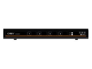 CYBEX SC Universal DP/H + USB-C Secure KVM Switch 4-Port Dual Display with CAC P