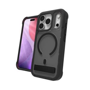 Rainier Snap Case with Kickstand iPhone 17 Pro Max Smoke Black