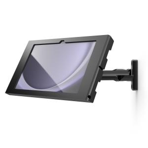 Bundle / Galaxy Tab A9 8.7in Swing Wall Mount Arm + Apex Enclosure Wall Mount - Black (Locked With A Key)