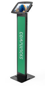 Bundle / BrandMe Floor Stand + Space Enclosure for Galaxy Tab A8 10.5in - Black