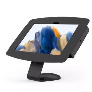 Bundle / VESA Fixed 45 Degree Core Counter Stand or Wall Mount + Space Enclosure for Galaxy Tab A8 10.5in - Black