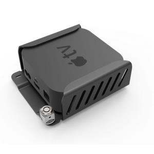 Apple TV Security Mount (4th, 4k 1-2nd Gen) (2018-2021) with Cable Lock Black