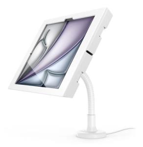 Bundle / Rolling Rise Stand Extended + Apex Secured Enclosure Wall Mount For iPad Air M2/m3 13in (2024) - White