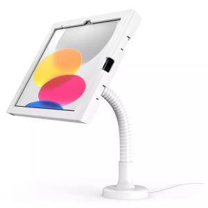 Bundle / Flex Counter Top + Swell Secured Enclosure Wall Mount for iPad 10.9in 10th Gen - White