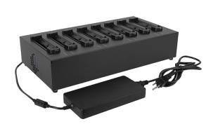 V110 Multi-bay Battery Charger-- (eight Bay) W/z Adapter