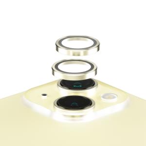 Hoops Camera Lens Protector iPhone 15 and 15 Plus Yellow