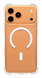 Fashionable Case Samba Transparent w. White MagSafe iPhone 17 Pro Max