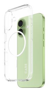 Flagship Case Transparent Urban Combat w. White MagSafe iPhone 17