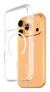 Flagship Case Transparent Urban Combat w. White MagSafe iPhone 17 Pro