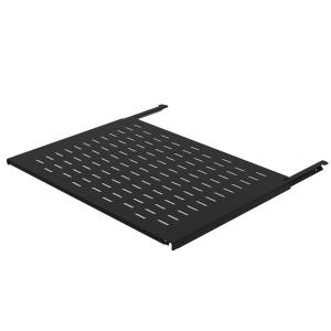 Toolless Mount Variable Perforated 19in Shelves Black 0.50m Depth 50kg