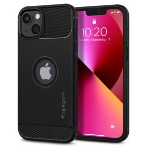 Rugged Armor Case For iPhone 13 - Black