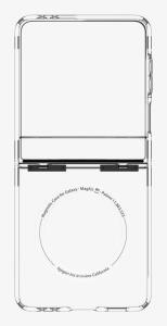 Galaxy Z Flip7 Case Ultra Hybrid Pro MagFit Clear White