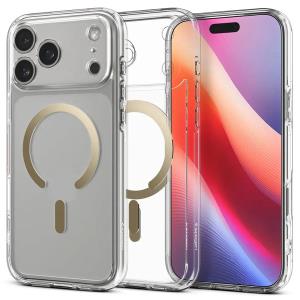 iPhone 17 Pro Max Case Ultra Hybrid MagFit Clear Gold