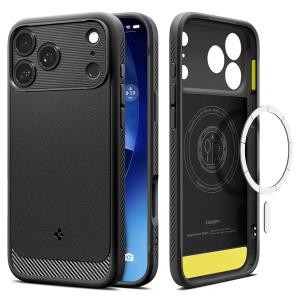 iPhone 17 Pro Case Rugged Armor Magfit Matte Black