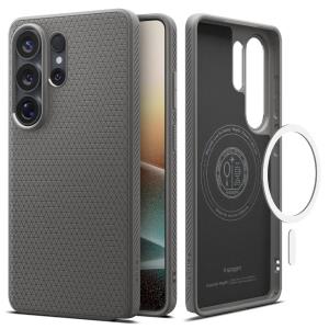 S26 Ultra Case Liquid Air MagFit Marble Gray