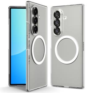 Galaxy Z Fold7 Case Air Skin MagFit Clear White