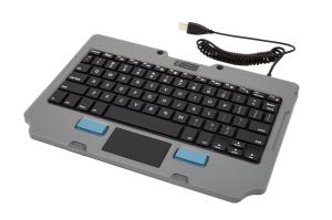Rugged Lite Keyboard Use With (7160-1470-00) Quick Release Keyboard Cradle