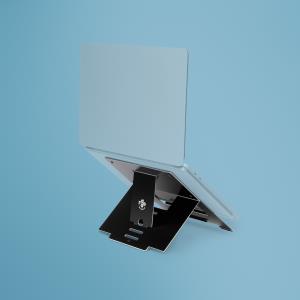 Riser Laptop Stand Flexible/ Adjustable Black