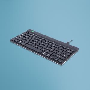 Compact Break Ergonomic - Keyboard - Wired - Black - Qwerty Us