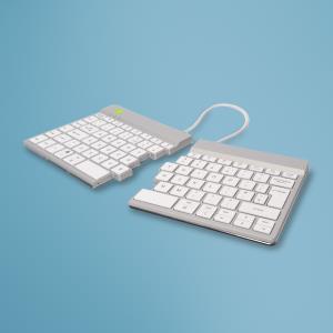 Split Break Ergonomic - Keyboard - Wireless - White - Qwerty Uk