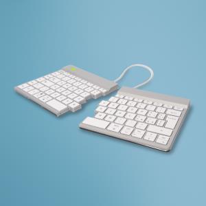 Split Break Ergonomic - Keyboard - Wireless - White - Qwerty It