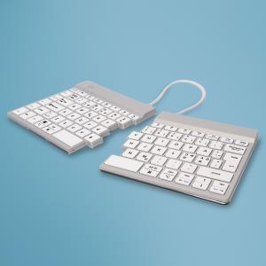 Split Break Ergonomic - Keyboard - wireless - White -  Qwerty(pt)