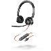 Headset Blackwire 3320-m Microsoft - Stereo - USB-a