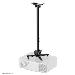 Niversal Projector Ceiling Mount Height Adjustable (74,5-114,5 Cm) - Black